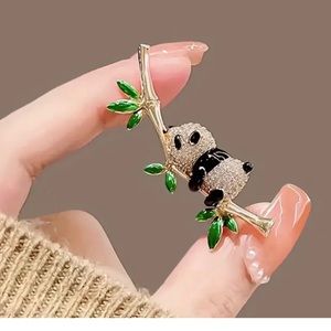 BAMBOO PANDA BROOCH